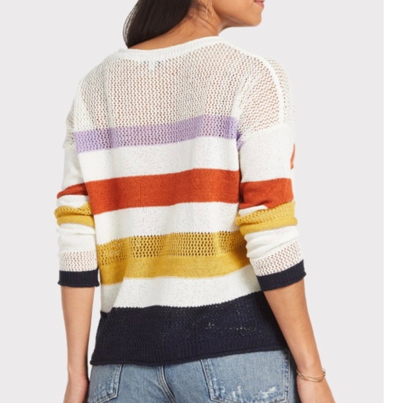 EVEREVE Mesh Mix Sweater - Picture 2 of 5